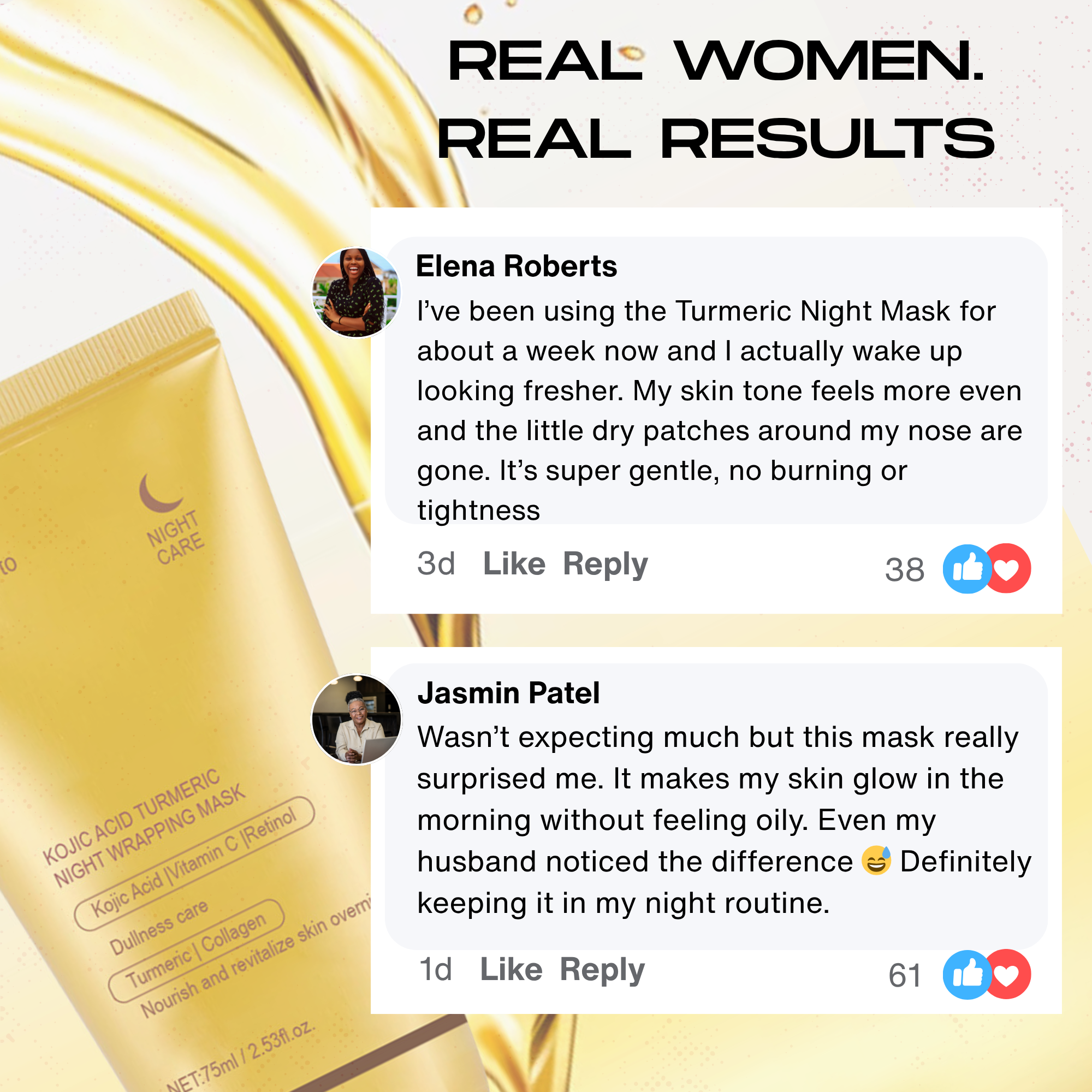 Kojic Acid Turmeric Overnight Wrapping Mask