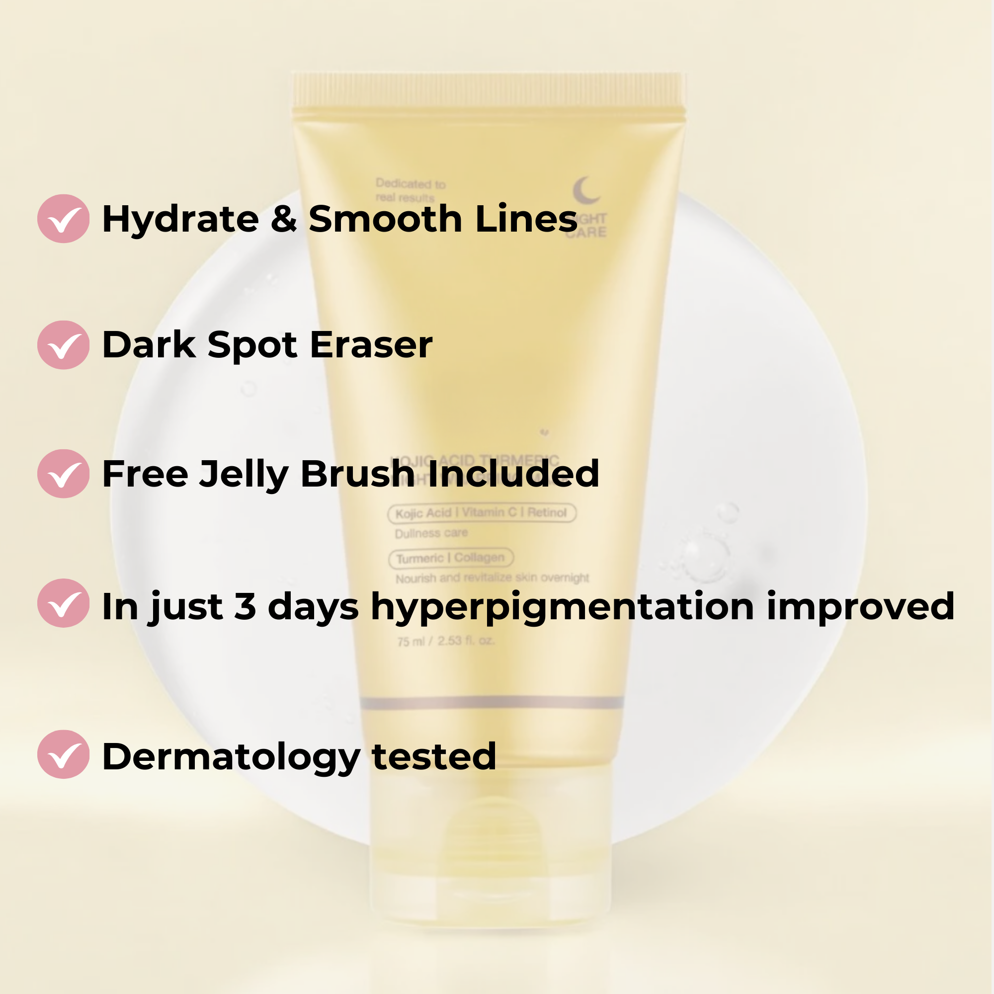 Kojic Acid Turmeric Overnight Wrapping Mask