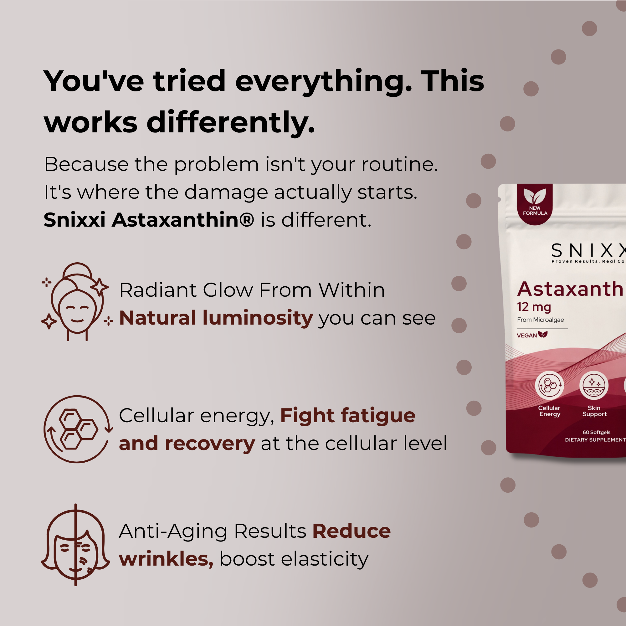 Snixxi. Astaxanthin Capsules (12mg)