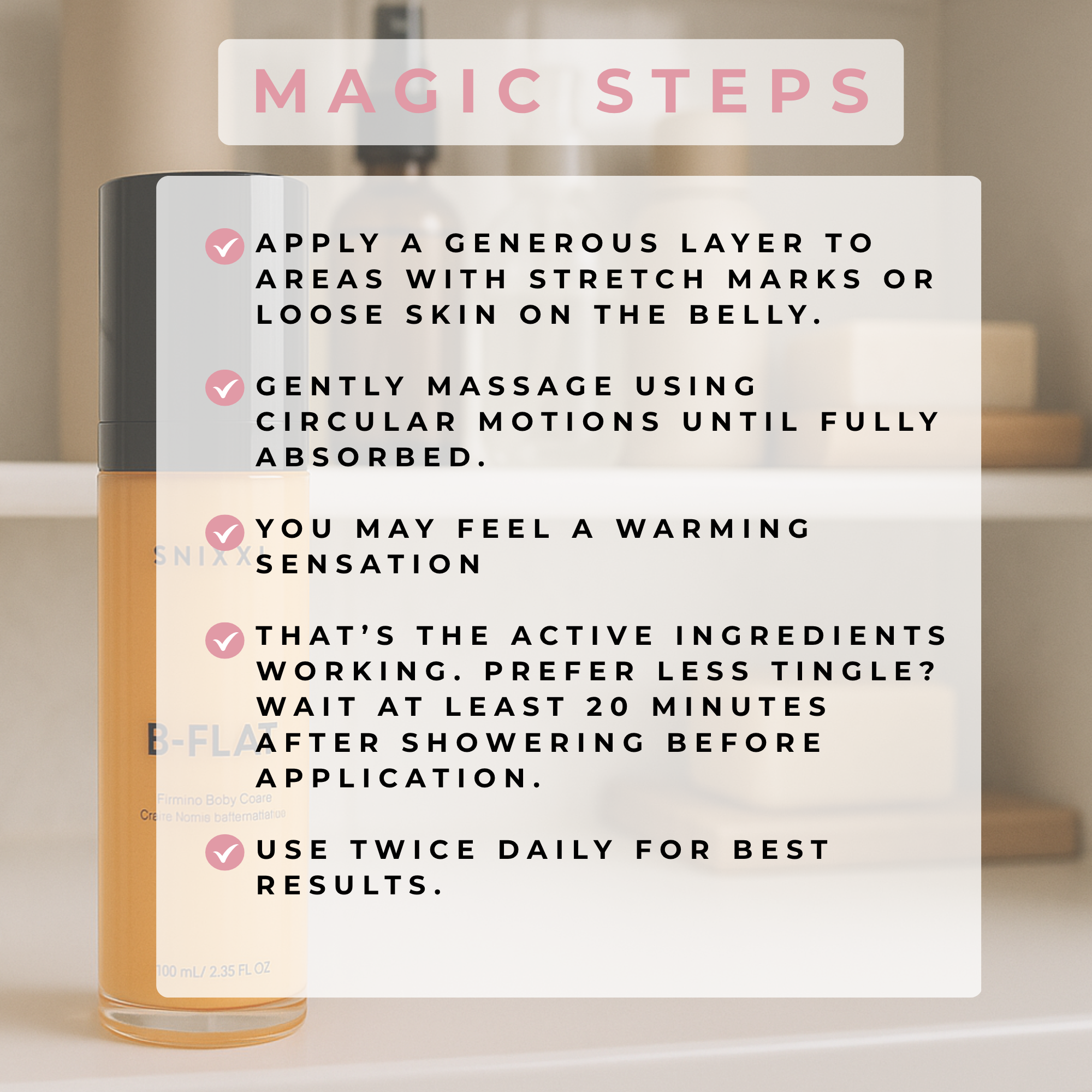 B-FLAT Belly Firming Cream