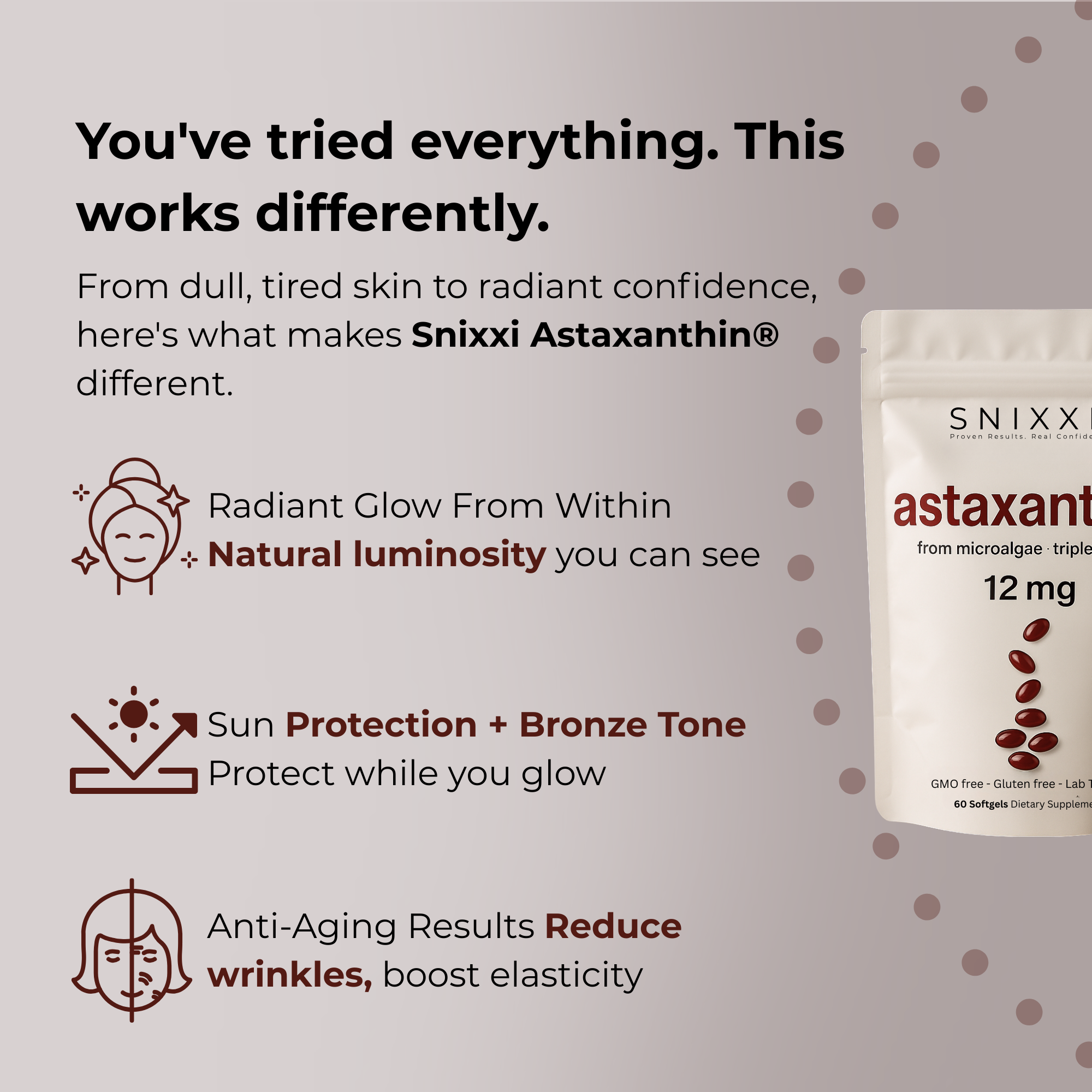 Snixxi. Astaxanthin Capsules (12mg)