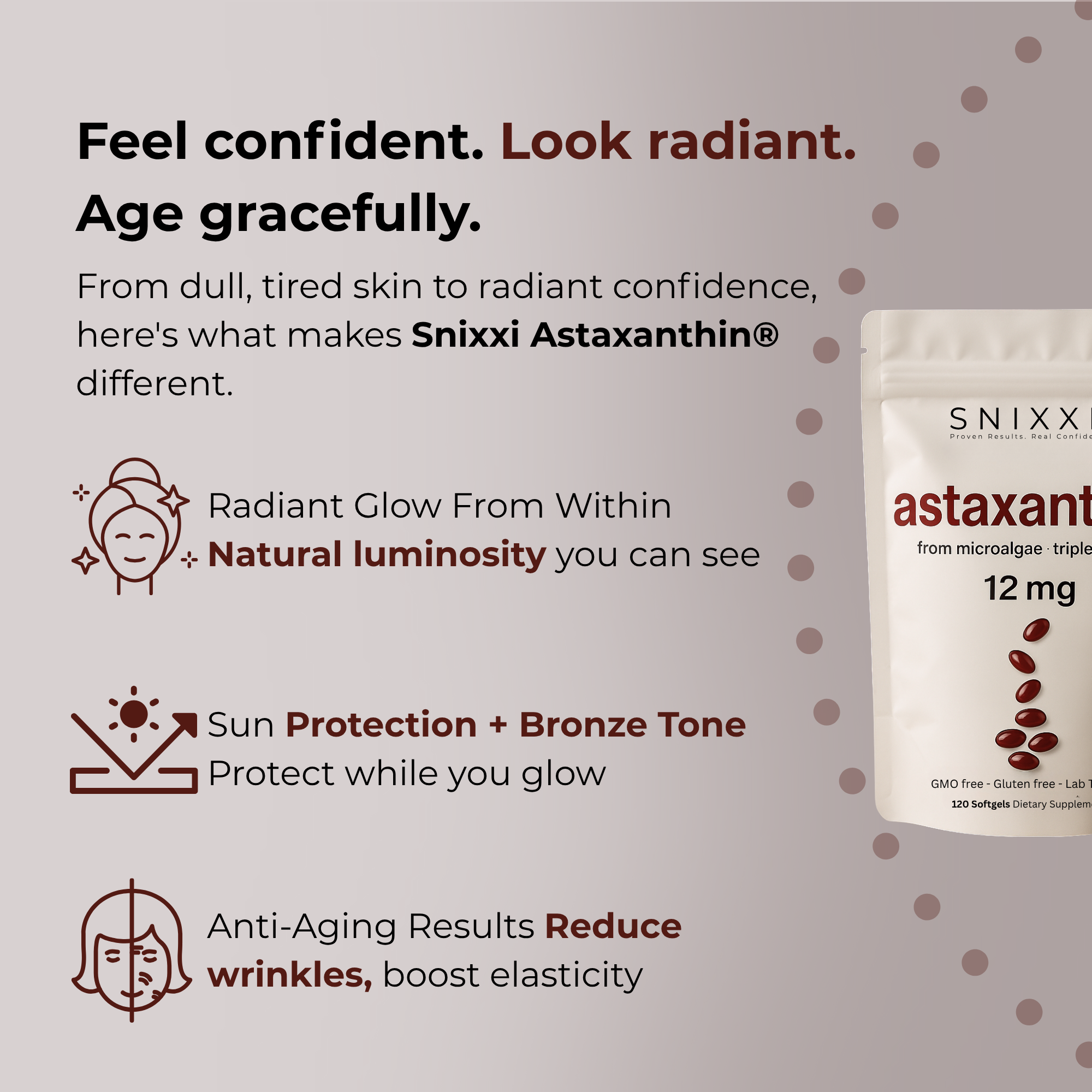 Snixxi. Astaxanthin Capsules (12mg)