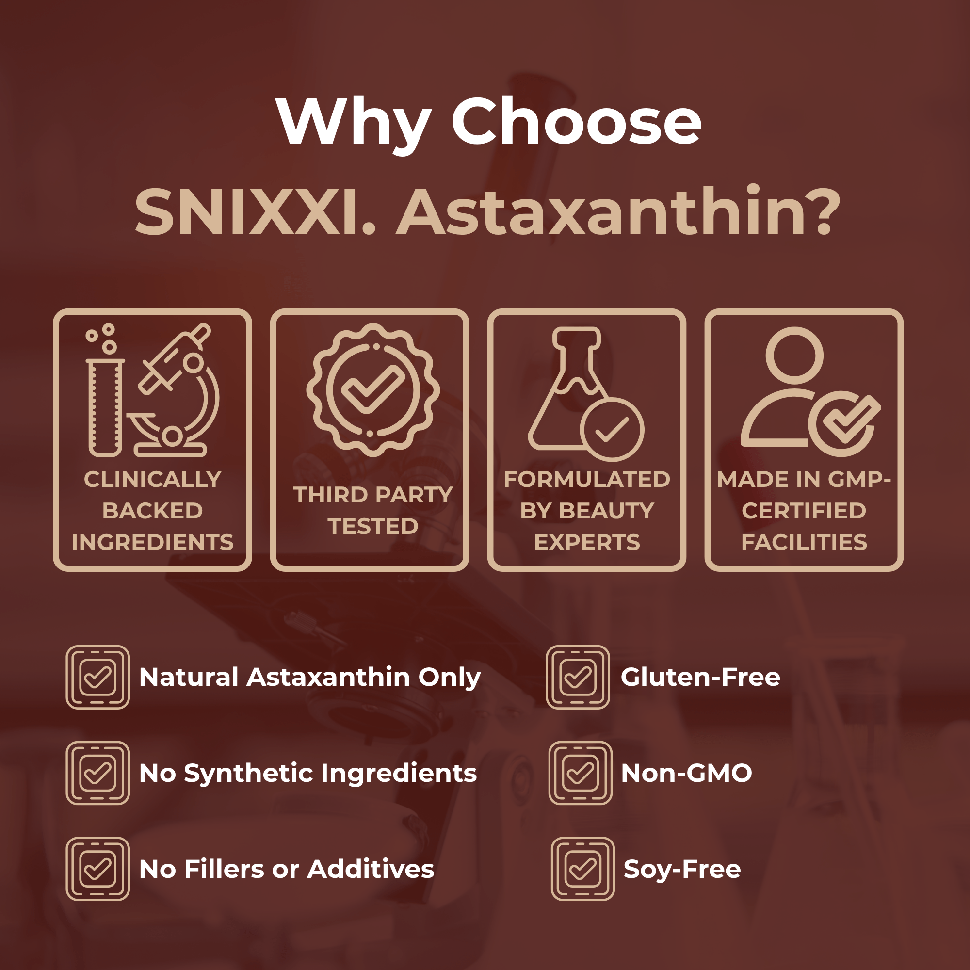 Snixxi. Astaxanthin Capsules (12mg)