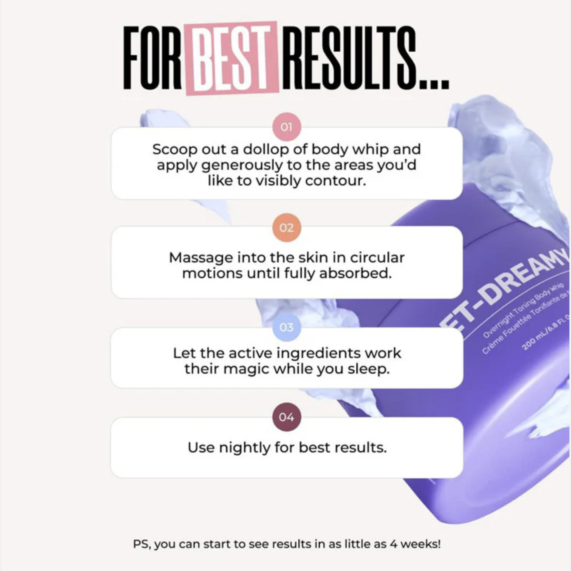 GET-DREAMY Overnight Toning Body Whip